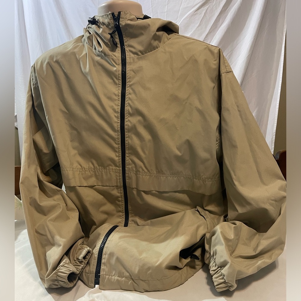 Catalina Outerwear Khaki Hooded Lightweight Jacket